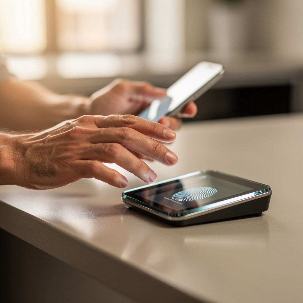 Mobilecity Wireless professional service desk in San Diego offering wireless plans and Live Scan fingerprinting services